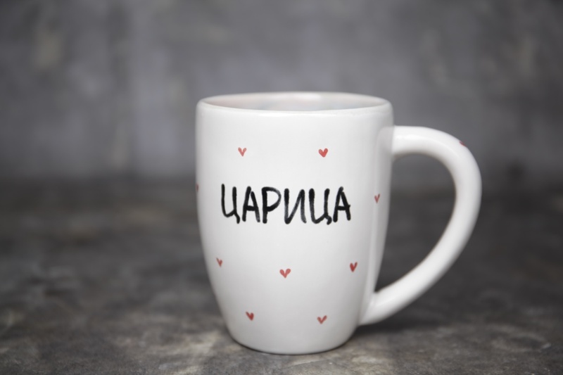 Кружка с надписью «Царица» — фото 1